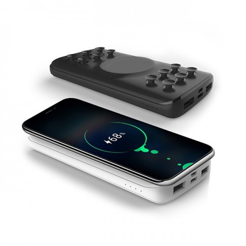 문어발 흡착식 무선충전 보조배터리10000mAh 300