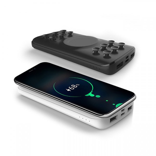 상품 이미지: 문어발 흡착식 무선충전 보조배터리10000mAh 300