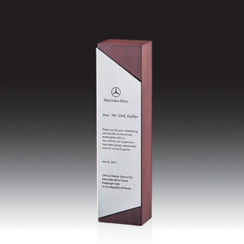 우드금속상패7246