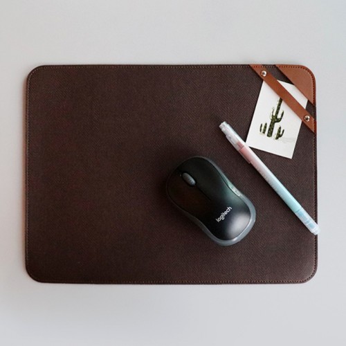 가죽포인트 마우스패드