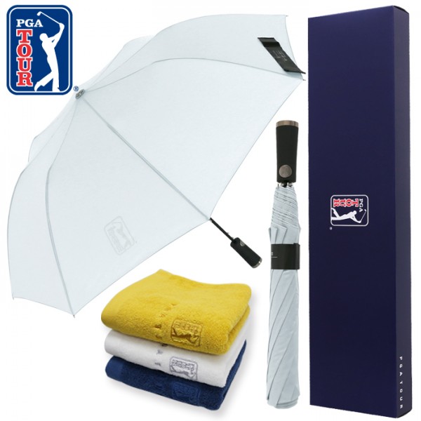 상품 이미지: PGA 친환경그린 2단자동 우산+170g면사타올세트