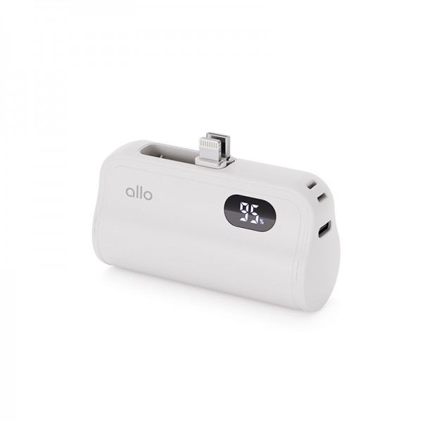 상품 이미지: 초미니 라이트닝/C타입 2in1 고속보조배터리 5000mAh 502DPD