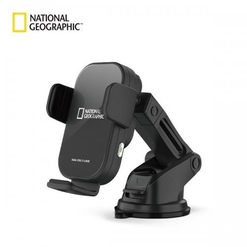 내셔널지오그래픽 차량용 듀얼코일 고속 무선충전거치대