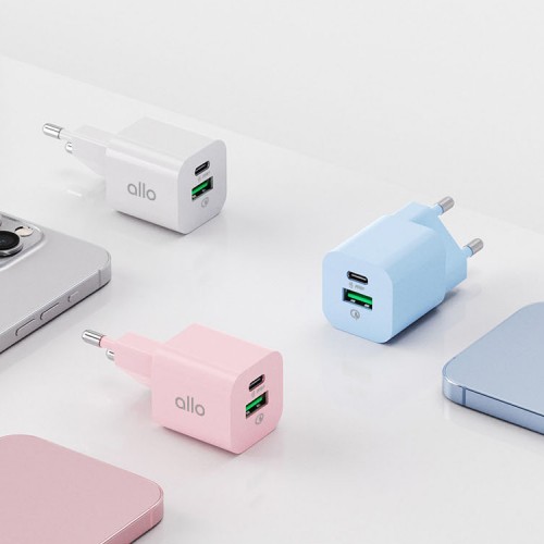 알로 2포트 30W GaN 초고속 미니충전기 UC230GPD