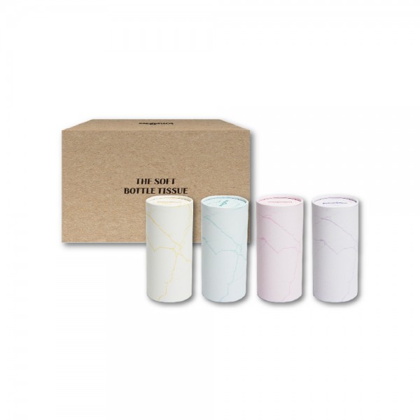 상품 이미지: 휴대용 차량용 보틀티슈 60매 4p