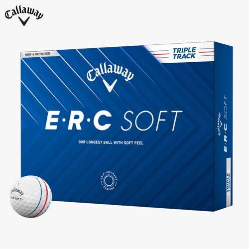 캘러웨이 2025 ERC 소프트트리플트랙 화이트