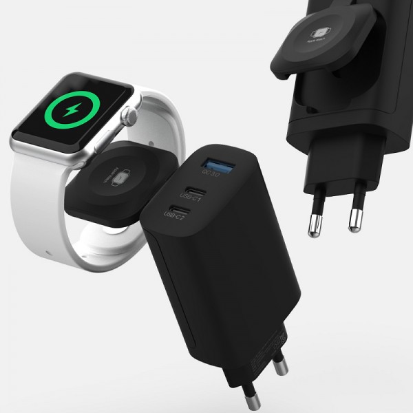 상품 이미지: 케미 올인원 40W 3포트 초고속충전기(애플워치)