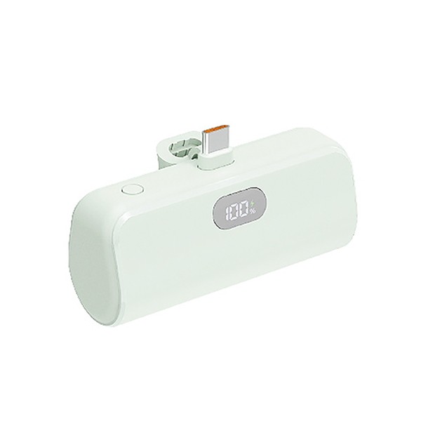 상품 이미지: 드리온 고속 C타입 도킹형 LCD 미니 보조배터리 5000mAh