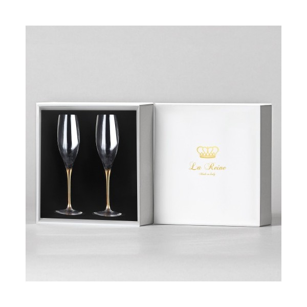 상품 이미지: 라헨느 골드브릿지 샴페인글라스 2P 선물세트