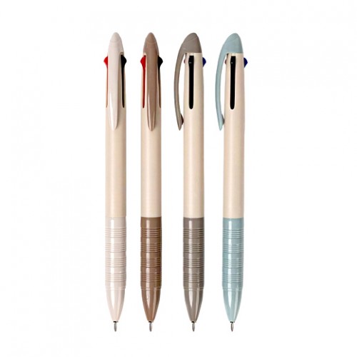 베이지 3색볼펜