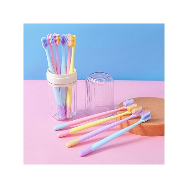 상품 이미지: 샤벳파스텔 프리미엄 칫솔 10p세트 in 링클리어케이스