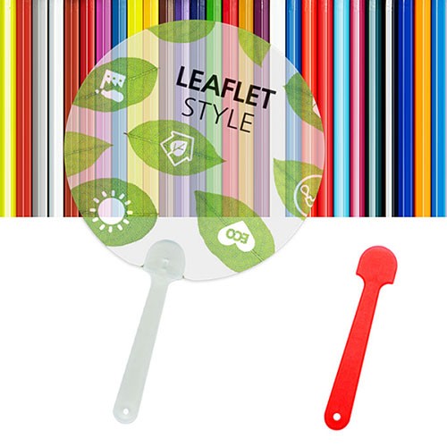 반투명 원형팬시부채