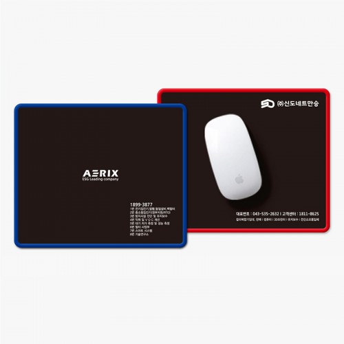 오바록 천연고무 실크마우스패드 240*200mm