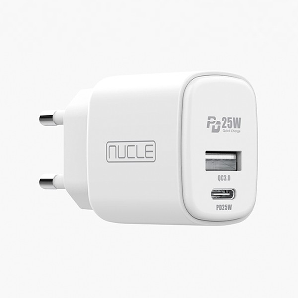 상품 이미지: 뉴클 PD 25W 2포트 가정용충전기(케이블미포함)