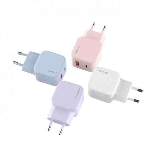 베온 네모 파스텔 2포트 초고속 가정용충전기 PD25W PPS