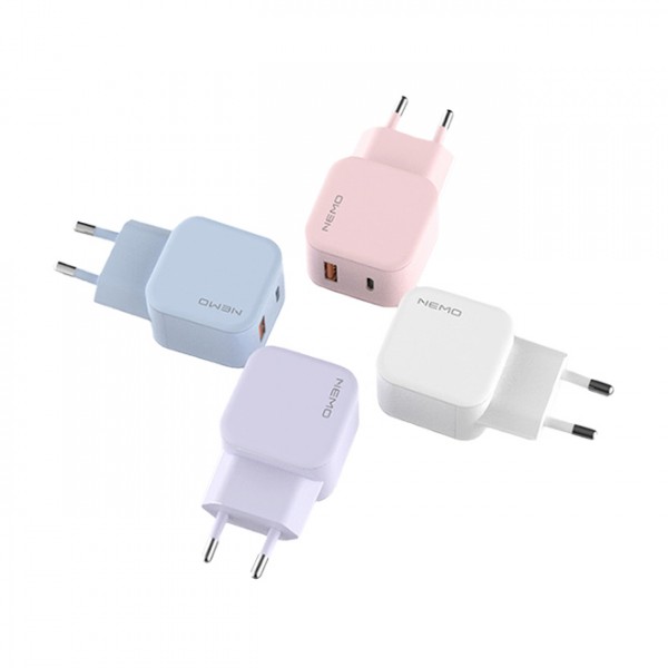 상품 이미지: 베온 네모 파스텔 2포트 초고속 가정용충전기 PD25W PPS