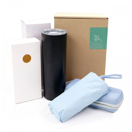 스트레이트 텀블러600ml + 카프리우산세트