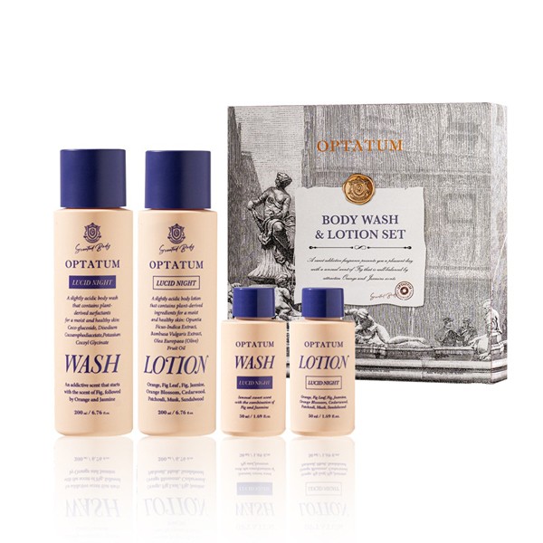 상품 이미지: 옵타움 퍼퓸 바디워시&바디로션4종 선물세트
