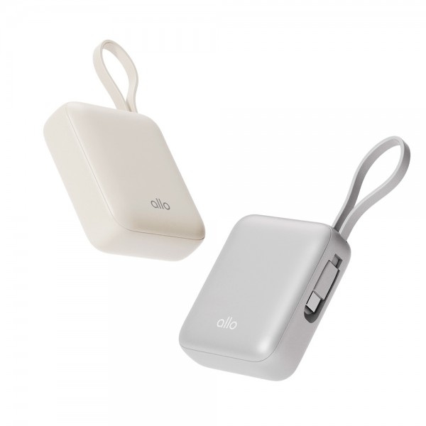 상품 이미지: 35W 큐브 미니 케이블일체형 보조배터리 1001PPS 10000mAh