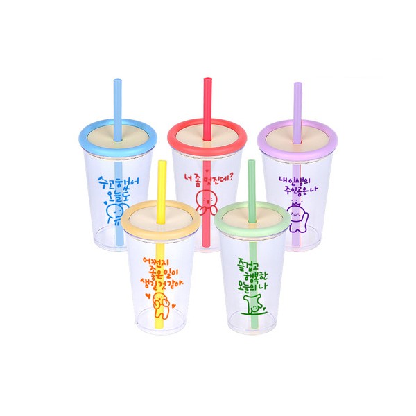 상품 이미지: 라이너 투명 스트로우텀블러 473ml