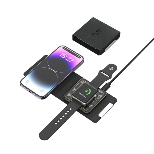 머레이 지갑형폴더블 3in1 무선충전기 FOLD-20