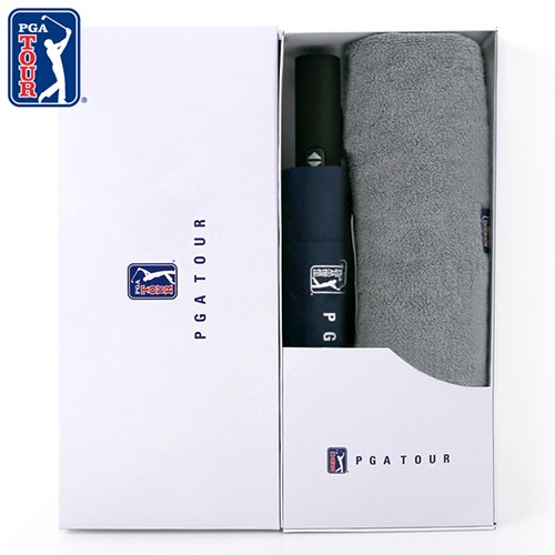 PGA 3단60완전자동 쿨링암막+260g코마사타올세트