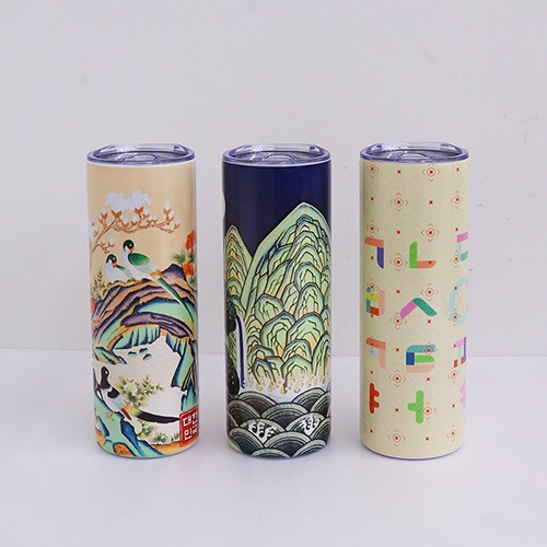 한국 전통문양 텀블러 500ml