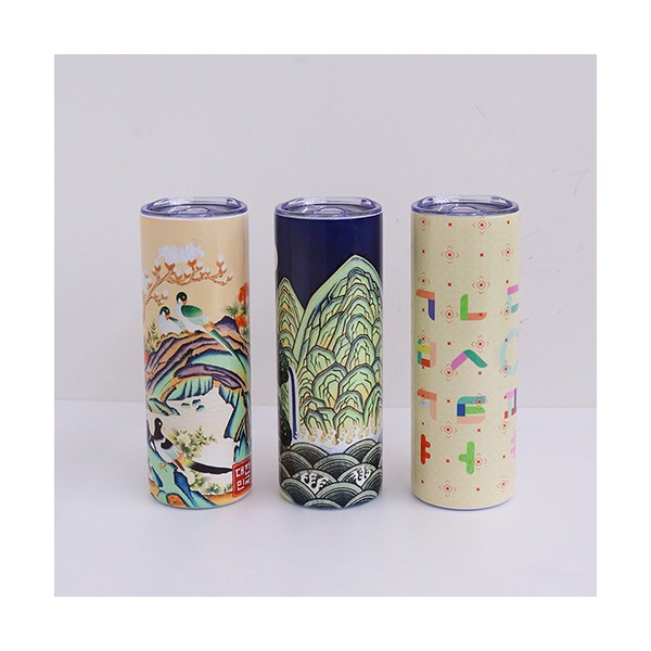 상품 이미지: 한국 전통문양 텀블러 500ml