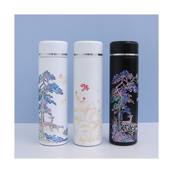 상품 이미지: 나빌레라 고급 316 초충도/십장생 자개텀블러 500ml(명장 장준철作)