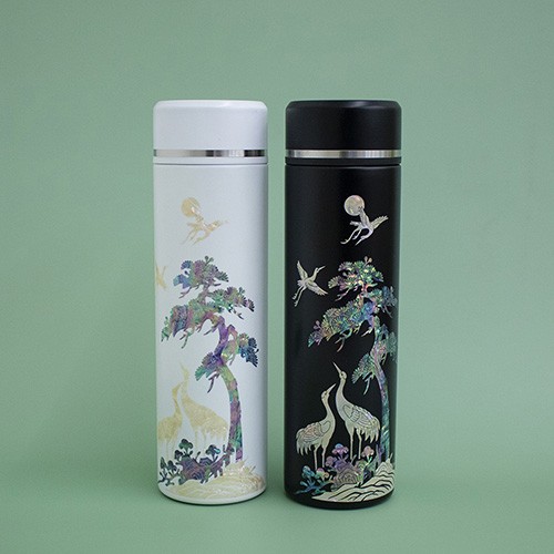 나빌레라 고급316 송학 자개텀블러 500ml