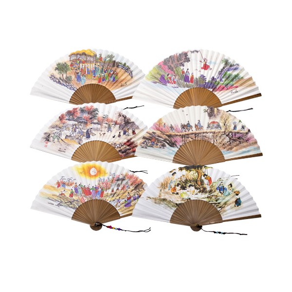 상품 이미지: 오죽선 전통부채 대형(민화)