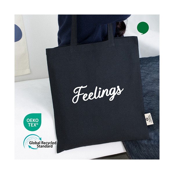 상품 이미지: 오코텍스리사이클 라이트에코백(블랙)