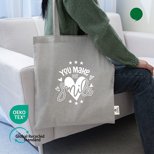 오코텍스리사이클 라이트에코백(그레이)