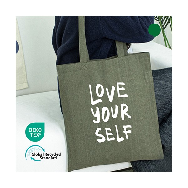 상품 이미지: 오코텍스리사이클 라이트에코백(카키)