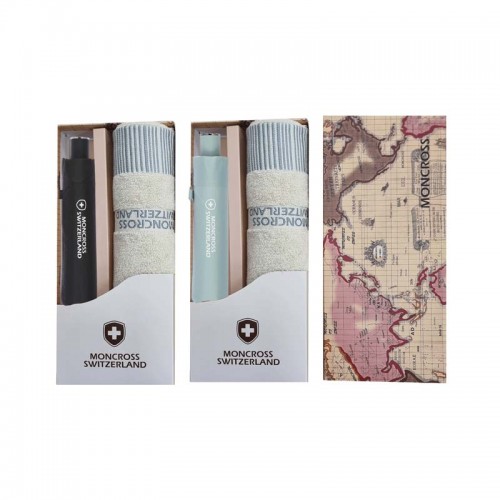 몽크로스 데코 3단우산&바코드 타올세트