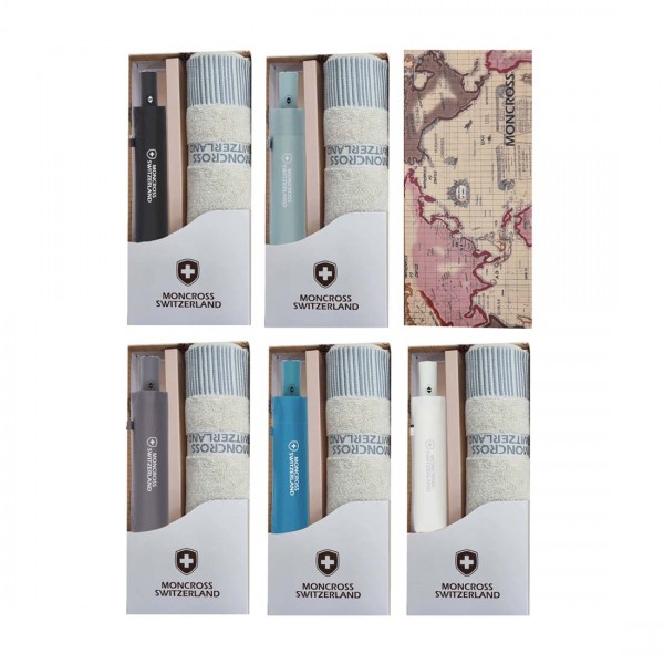 상품 이미지: 몽크로스 데코 3단전자동우산&바코드 타올세트