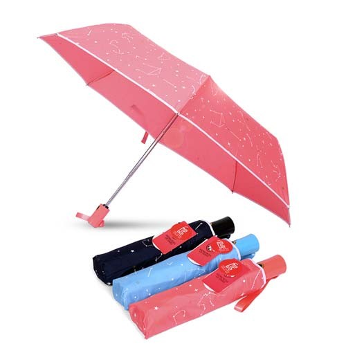 몽크로스 팅클스타 3단전자동 우양산