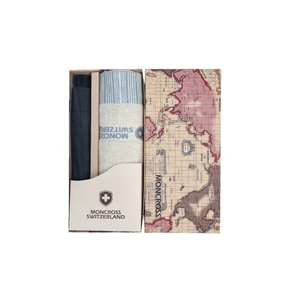 상품 이미지: 몽크로스 삼색실버 3단우산&바코드 타올세트