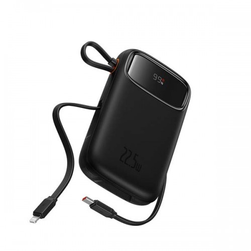 베이스어스 Qpow2 듀얼케이블 일체형 22.5w 고속충전 휴대용보조배터리 10000mAh