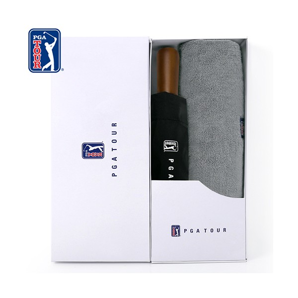 상품 이미지: PGA 3단완전자동 빈티지우드+260g 코마사 면사타올세트