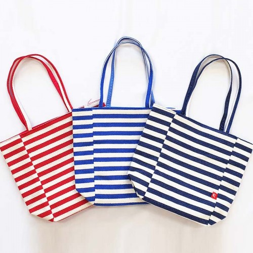 양면 스트라이프 에코백 HE33