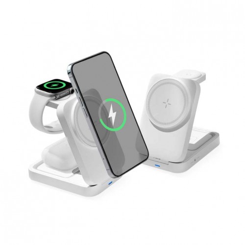 폴더블 맥세이프 3in1 15W 고속무선충전기(워치공용충전)