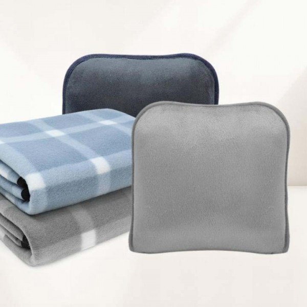 상품 이미지: 그리드체크미니쿠션담요