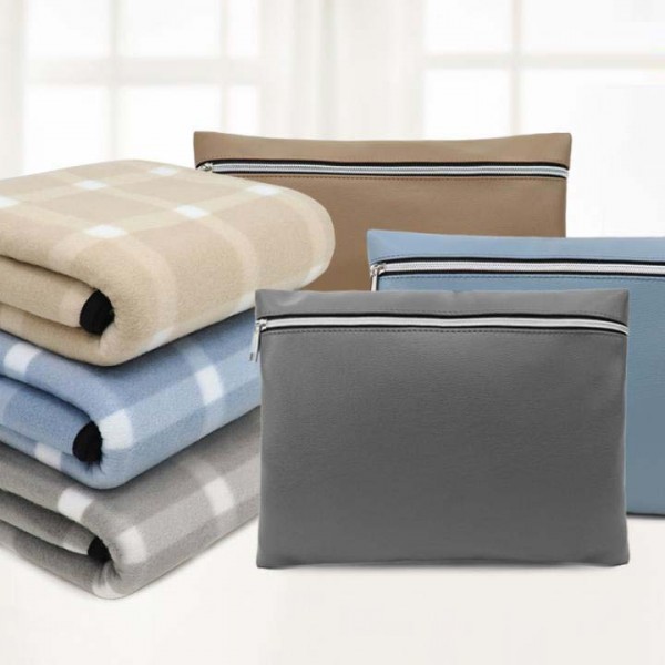 상품 이미지: 그리드체크클러치쿠션담요