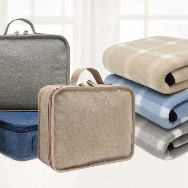 상품 이미지: 그리드체크핸디백담요