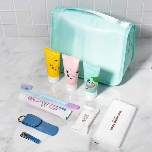 리프레쉬 세면파우치세트+실버링 휴대용손톱깎이