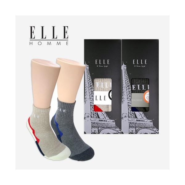 상품 이미지: 엘르 우디등산양말 남녀 2족세트