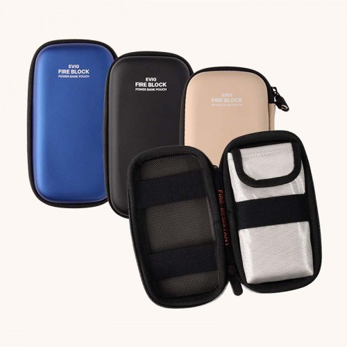 에빅 화재방지 보조배터리 방염파우치 세트