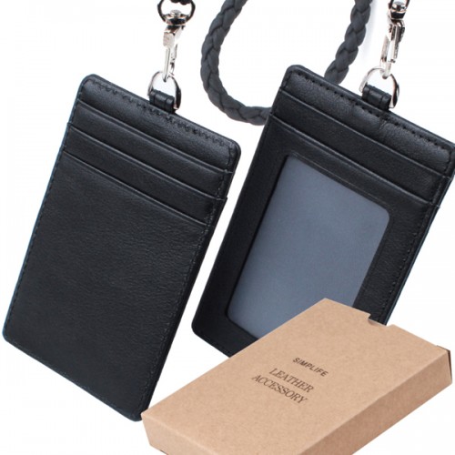 심플라이프 소프트 소가죽 목걸이카드지갑