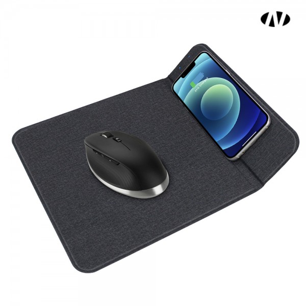 상품 이미지: 나오 15W 고속무선충전 폴딩형마우스패드 NAO-C6200P